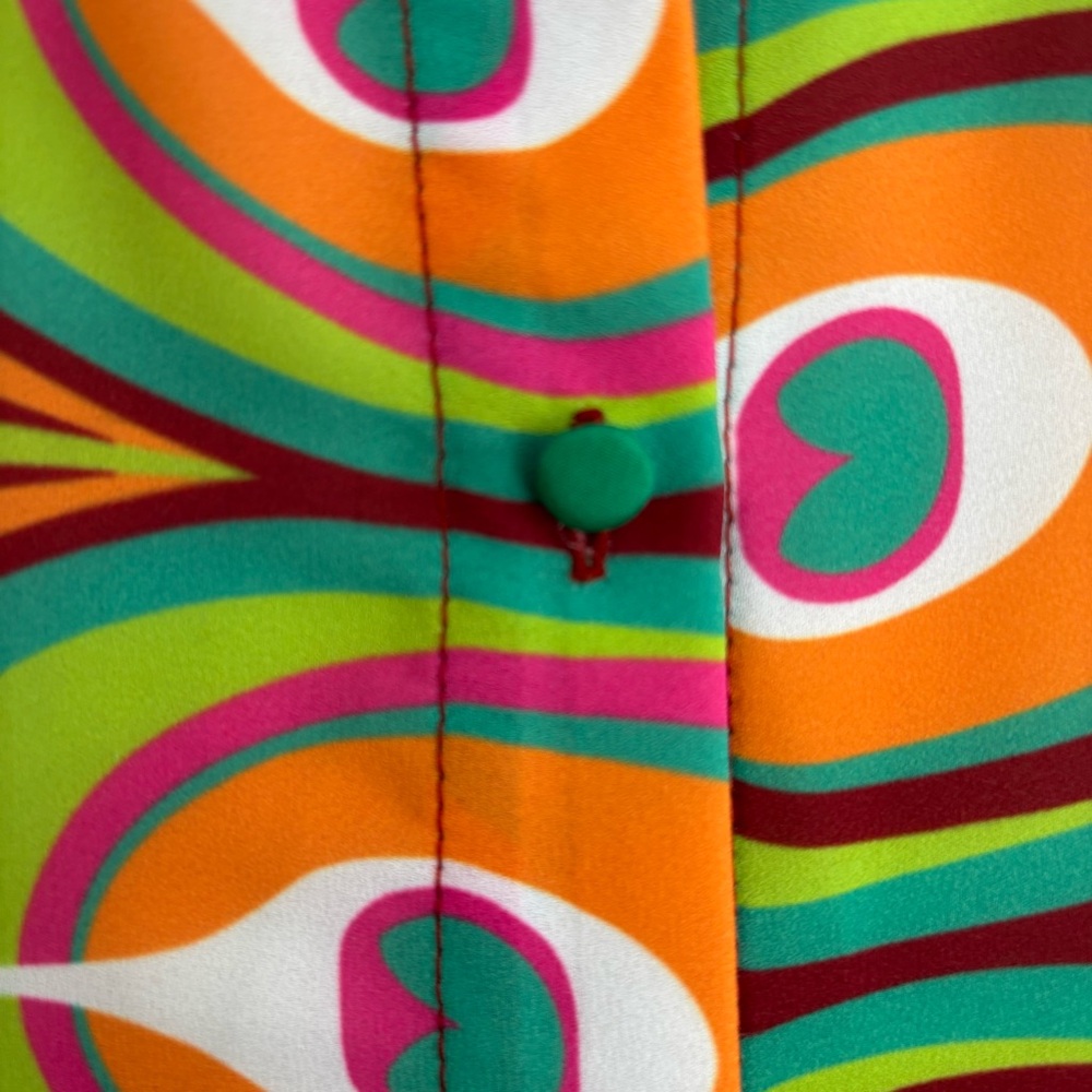 ALEXIS Multicolor Patterned Blouse Size Small - image 5